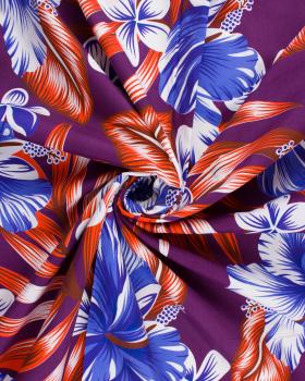 Polynesian Fabric AVERA Purple - Tissushop